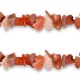 Chips stone Perlen Red ochre brown